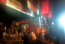 Toko Ramos Penjual Sembako di Siborongborong Terbakar Kerugian di Perkirakan 300 Juta.