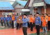 Karutan Kelas IIB Tarutung Ismed Sitorus Bacakan Amanat Menkominfo RI Pada Upacara Hari Kebangkitan Nasional Ke-116 di Rutan Tarutung