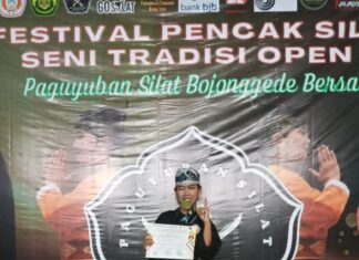 Grey Silia Permata Indah Sari Meraih Medali Emas Kejuaraan Paguyuban Silat Bojonggede Bersatu