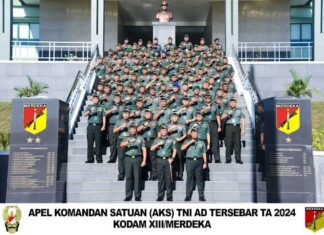 Semangat Kepemimpinan dan Soliditas, Dandim 1307/Poso Ikuti Apel Komandan Satuan di Kodam XIII/Mdk