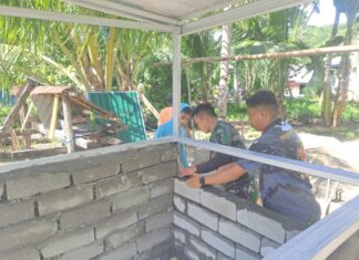Pembangunan Jamban di Desa Tobamawo Terus Berlanjut dalam Kegiatan TMMD ke-120