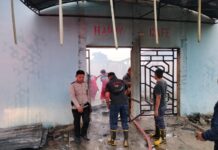 Tempat Hiburan ‘Cafe Happy’ Di Kecamatan Laguboti Hangus Terbakar