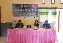 Sasaran Non Fisik TMMD ke 120, Kodim 1307/Poso Gelar Penyuluhan Peternakan dan Perikanan di Desa Tobamawu