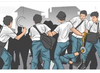 Polsek Gunung Putri Berhasil Bubarkan Aksi Tawuran Dan Amankan 7 Pelaku