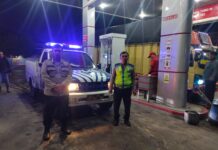 Personil Polsek Balige Lakukan Patroli Blue Light Demi Terciptanya Kamtibmas