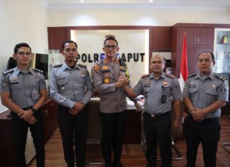 Untuk Menjalin Sinergitas Antar APH Rutan Tarutung Kunjungi Polres Tapanuli Utara