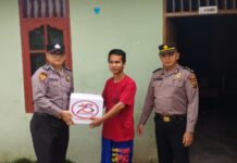 Polres Toba Berikan Bantuan Sosial Sambut HUT Kepolisian Republik Indonesia Ke-78