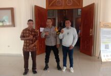 Bhabinkamtibma Wilayah Hukum Polsek Megamendung Laksanakan Pengamanan Giat Ibadah Unat Kristiani di Gereja Youkubus Rosuul