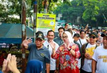 Gerak Jalan Bani Zahaba Bin Hasyim Berlangsung Meriah Dan Dihadiri Lurah,Camat Sampai Walikota