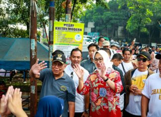Gerak Jalan Bani Zahaba Bin Hasyim Berlangsung Meriah Dan Dihadiri Lurah,Camat Sampai Walikota
