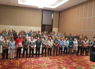 Dandim 0614/Kota Cirebon Hadiri Pengukuhan Ketua OJK Cirebon.