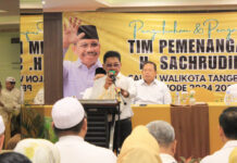 Tim Kemenangan All Out Dukung Sachrudin jadi Walikota Terpilih, Resmi Di Kukuhkan