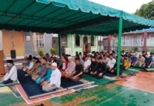 Petugas Rutan Dan Warga Binaan Laksanakan Shalat Idul Adha dengan Penuh Khidmat