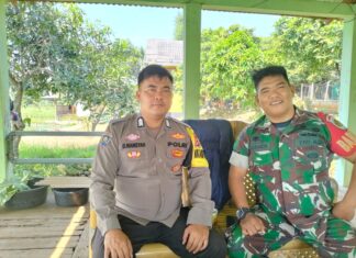 Sinergitas TNI POLRI Wilayah Hukum Polsek Parung Lakukan Silaturahmi Warga Binaan Beri Himbauan Jaga Kondusifitas wilayah