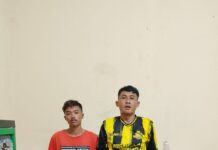 Polsek Cariu Berhasil Amankan 2 orang laki-laki yang diduga mengambil Satu buah HP Merk Siomi jenis Readmi 12
