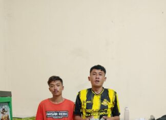 Polsek Cariu Berhasil Amankan 2 orang laki-laki yang diduga mengambil Satu buah HP Merk Siomi jenis Readmi 12