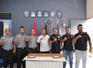 Penandatanganan Perjanjian Kerjasama Rutan Tarutung dengan Lembaga Bantuan Hukum Omega Tapanuli Tengah