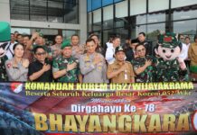 Hari Bhayangkara ke-78, Danrem 052/Wijayakrama Beri Kejutan ke Kapolres