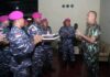 Rayakan HUT Ke -9 Bhayangkara Danyonmarharlan X Beserta Prajurit Beri Kejutan Kepada Dansat Brimob Polda Papua