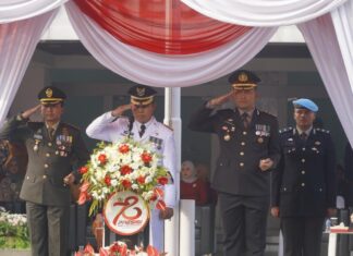 Polres Bogor Gelar Upacara Peringatan Hari Bhayangkara ke-78