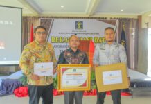 Rutan Tarutung Terima Piagam Penghargaan Terbaik 2 Penyerapan Anggaran Semester I Tahun 2024