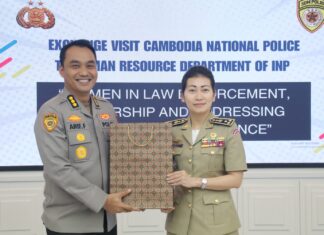 Studi Banding ke Indonesia, Kepolisian Kamboja Ingin Belajar tentang Pemberdayaan Polwan dan Pengarusutamaan Gender dari Polri