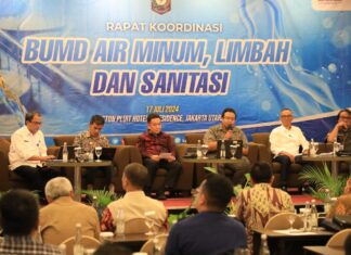 Perumdam TKR Hadir Rakor BUMD Air Minum, Limbah, Sanitasi Yang Digelar Mendagri RI