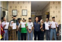 Patroli Polsek Dramaga Amankan Pelajar yang Kedapatan Sedang Minum -Minuman Keras