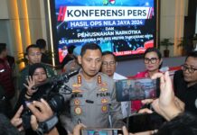 Polisi Berhasil Amankan 23 Tersangka Narkotika dalam Operasi Nila Jaya 2024 di Tangerang