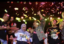 Band Juicy Luicy, Hibur Puluhan Ribu Penonton Dipenutupan Festival Cisadane 2024