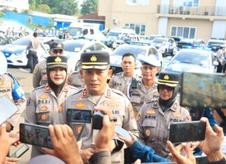 Jelang Pilkada Mantap Praja 2024 Kapolres Bogor Lakukan Apel Pengecekan Kendaraan Dinas Polres Bogor