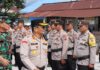 Rangka Pengamanan Pemilukada Serentak 2024 Polres Taput Laksanakan Apel Gelar Pasukan OMP.