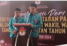 Ben – Pilar Kembali Berpasangan dan Resmi Daftarkan Diri Di KPU Tangsel
