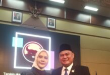 Yayang Bahtiar Terima Sumpah Dan Resmi Dilantik Sebagai Anggota Dewan Tangsel periode 2024-2029