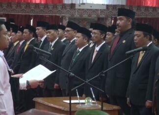 Resmi Dilantik Pengadilan Negeri Tangerang, 50 DPRD Mengucapkan Sumpah Jabatan Masa Jabatan 2024 – 2029