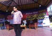 Terik Matahari, Maryono Semangati Peserta Turnamen SRD Cup di Uwung Jaya
