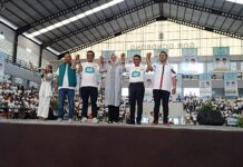 Kopi Hitam Deklarasi Relawan Airin-Ade & Sachrudin-Maryono di Gor Gondrong Cipondoh.