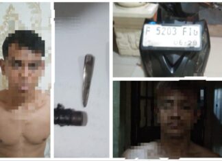 POLSEK JASINGA UNGKAP PELAKU PENCURIAN KENDARAAN RODA