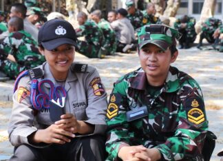 Siswi Disabilitas Sekolah Polisi Wanita Lemdiklat Polri itu juara Muaythai Putri