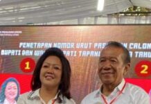 Paslon Bupati/Wakil Bupati Taput SATIKA-SARLANDY Nomor Urut 1
