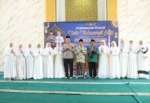 Polres Bogor Memperingati maulid Nabi Di Masjid Baitul Hamdi Dihadiri Personil Polres Bogor