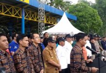 Tiga Paslon Hadir Membawa Tim Kemenangan saat Deklarasi Kampanye Damai