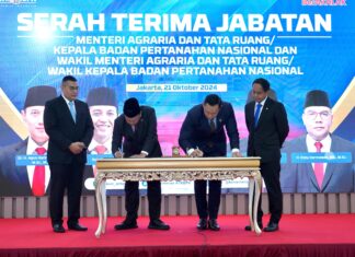 Sertijab Menteri dan Wakil Menteri ATR/BPN, Nusron Wahid: Siap Lanjutkan yang Dirintis para Pemimpin Pendahulu