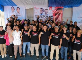 Calon Wakil Gubernur Banten Nor Urut 2 Dimyati Hadir Dalam Rangka Dekralasi relawan Gala Gibran Tangsel
