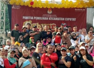 PPK Kecamatan Ciputat Adakan Gebyar Demokrasi, Serta Targetkan 70 Hingga 75%