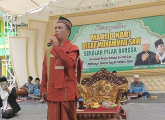 Sekolah Pilar Bangsa Cadas Sepatan Gelar Peringatan Maulid Nabi Muhammad SAW Di Meriahkan Ustadz Maulana