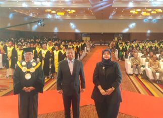 Wisuda Ke-50 Politeknik STMI Jakarta, Dalam Tema Transformasi Badan Layanan Umum dalam Meningkatkan Layanan untuk Mencetak SDM Vokasi Industri yang Unggul dan Berdaya Saing Global”