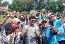 Firalnya Relawan Andra Soni ( RASO ) Senam Sehat Goyang Tangsel