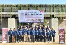 Dalam Rangka Menyatakan Komitmen Netralitas Dalam Pelaksanaan Pilkada 2024. PPK Pamulang Gelar Apel Gabungan