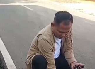 Proyek Pengaspalan Yang Dilakukan DSDABMBK Tangsel Amburadul